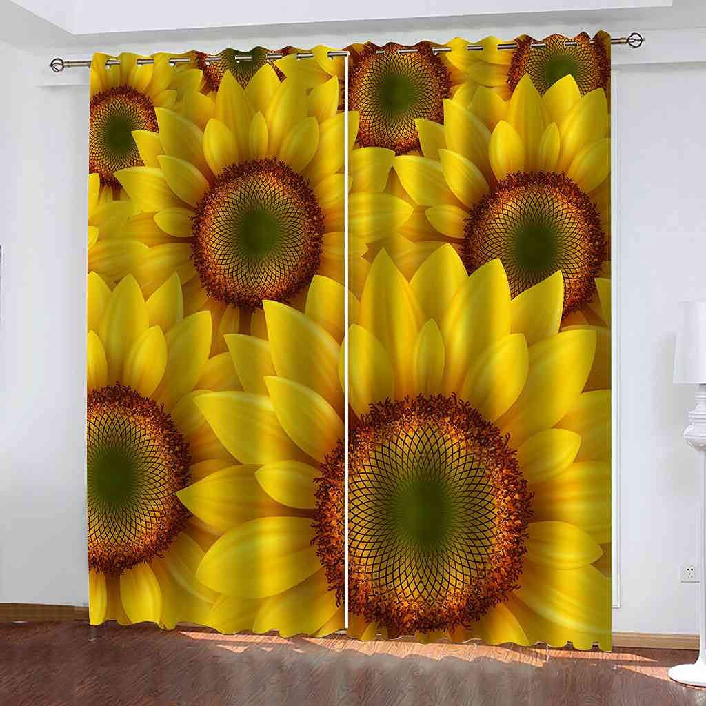Rideau Occultant Enfant 264x160 Rideau Isolant Thermique Insonorisation Salon Chambre Jaune
