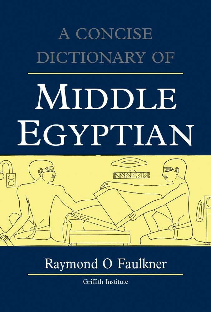 Amazon.com: Concise Dictionary of Middle Egyptian