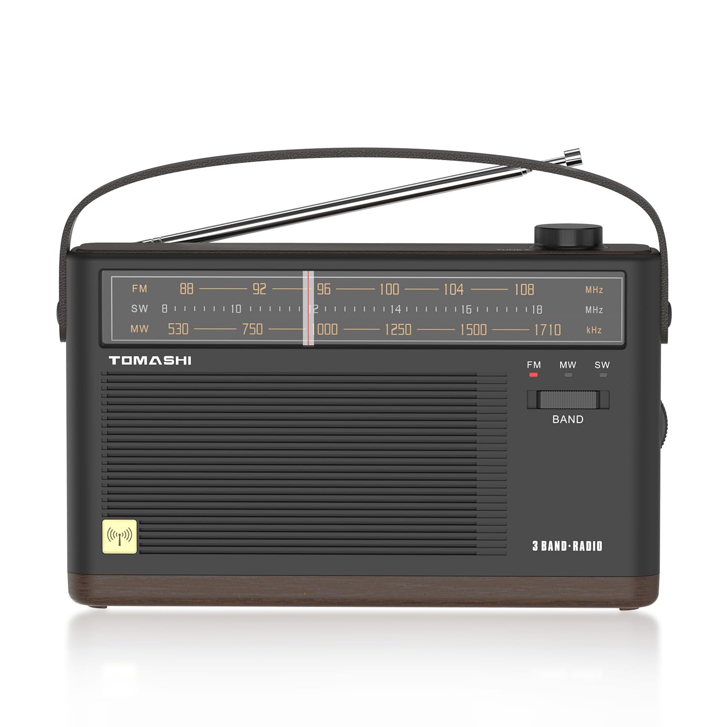 Amazon.com: TOMASHI Portable AM/FM/SW Retro Radio, Rechargeable