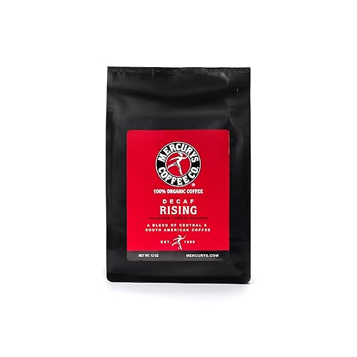 Miniatura 6 de Mercurys Coffee Co. (DECAF) 100% orgánico Outrageously Good Café en grano entero (12 onzas)