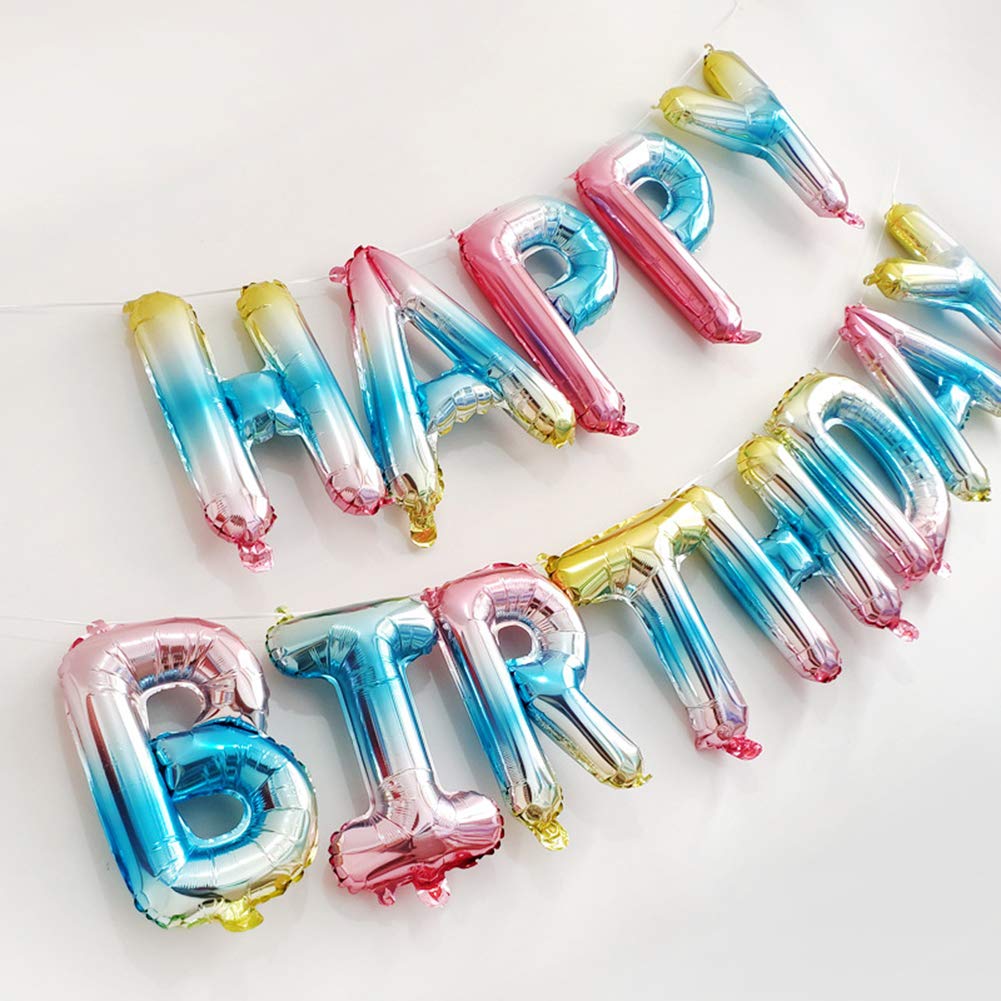 Buy Happy Birthday Balloons Gradient Color Happy Birthday Balloons