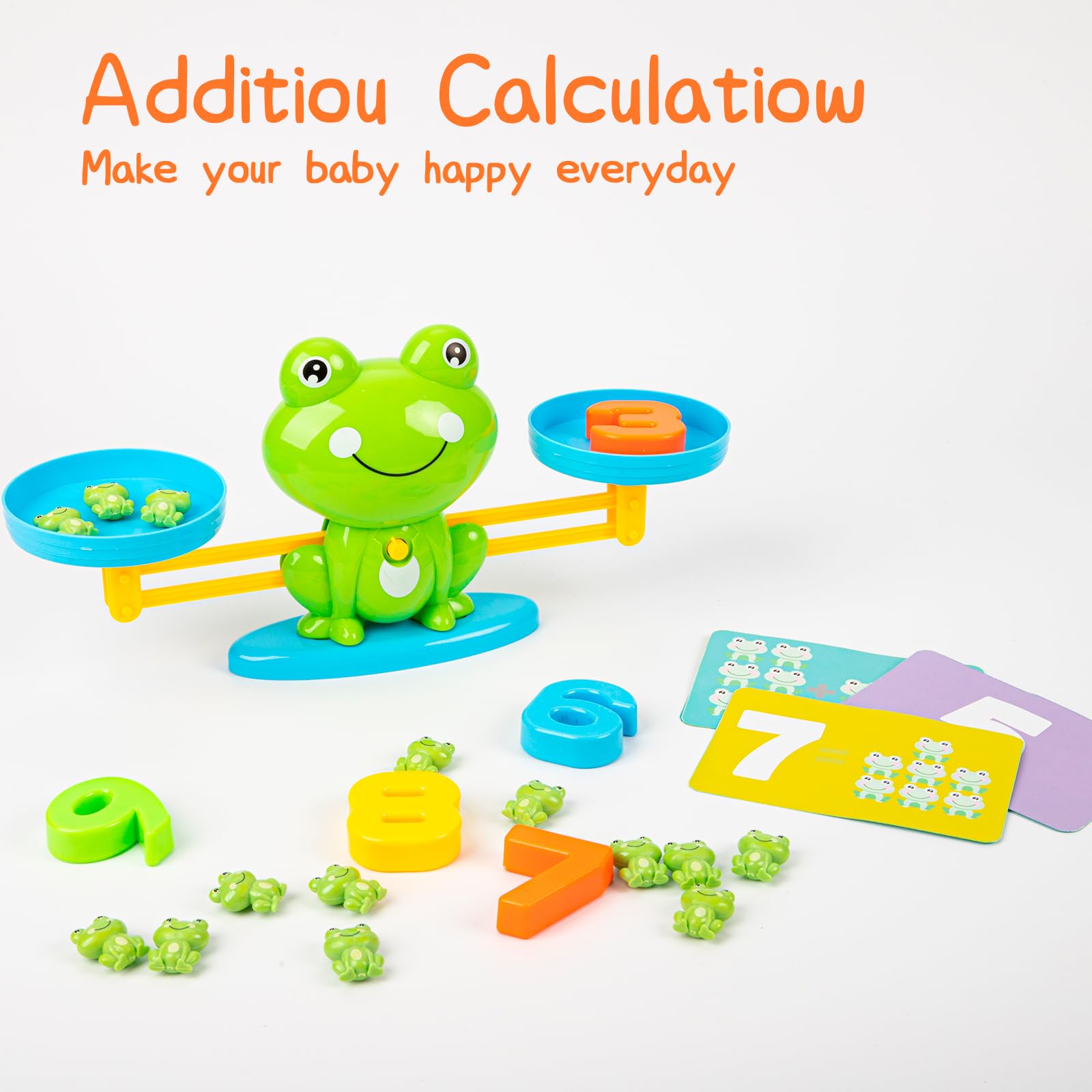 Frosch Balance zabawka do liczenia, fajna matematyka, gra edukacyjna dla chłopców i dziewczynek