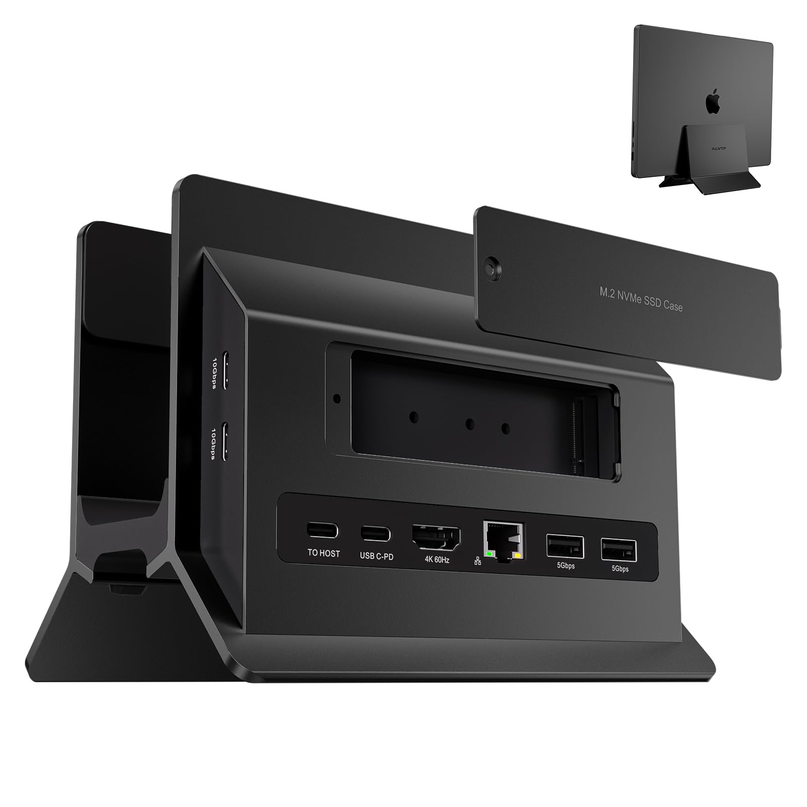 THETOE Evriopis Docking Tops S ブラック Amazon.com: Docking Station, Ms Triple Display (2 HDMI 4K+VGA