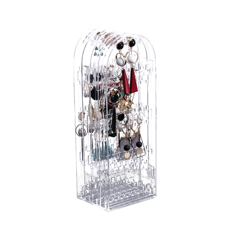 Aimeely Acrylic Foldable Earring Storage Holder Rack Jewellery Display Organiser