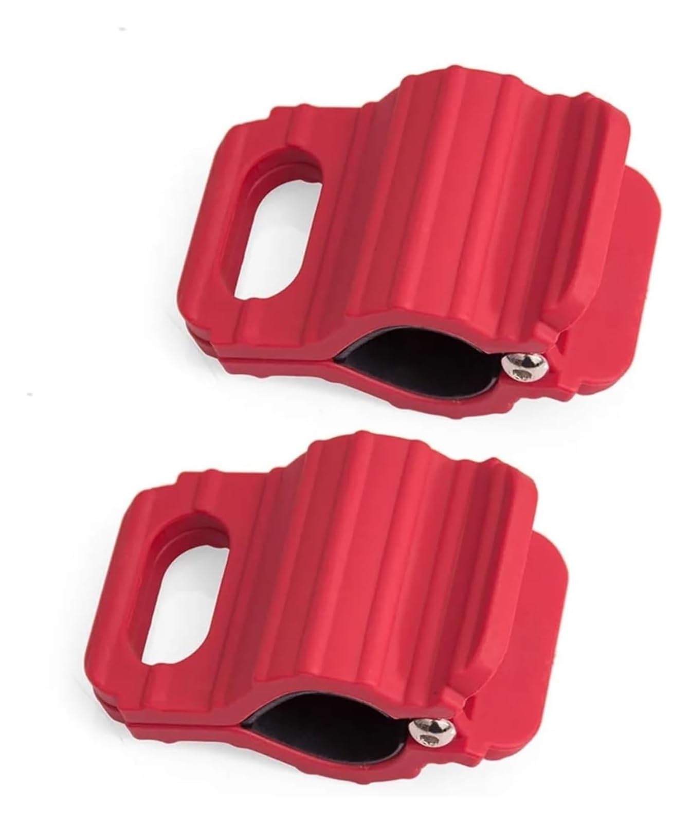 Tie-Down Clamp Motorcycle Tie Down Emergency Snap Connection Handlebar Motorbike Accessories Compatible With(Red)