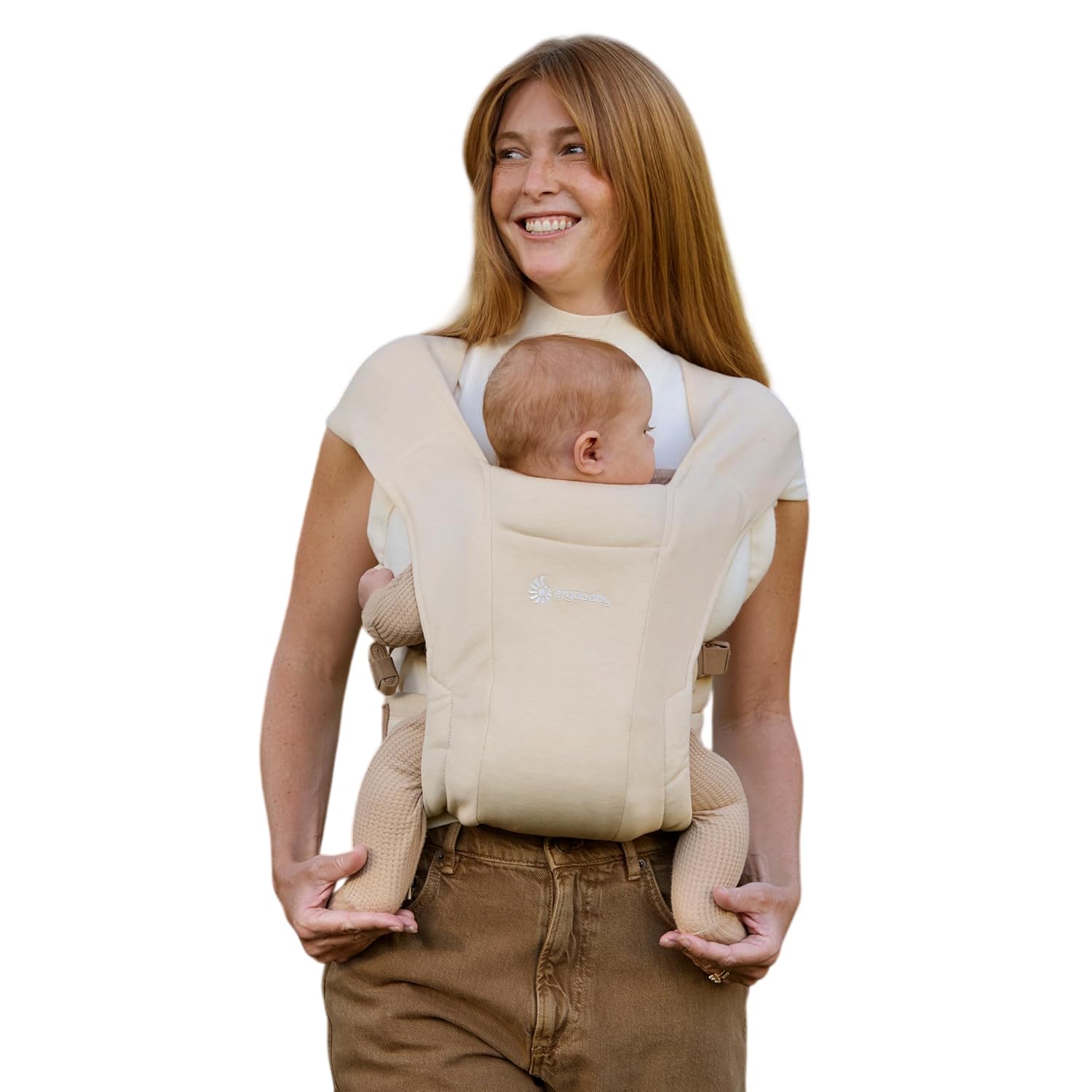 Ergobaby Embrace Newborn Baby Carrier - Soft & Lightweight, Ergonomic “M” Position and Head Support, Adjustable Waistbelt & Cross Straps, 2 Carry Positions, Easy to Use, 3-11 Kgs, 0 to 12Months, Cream-image-32