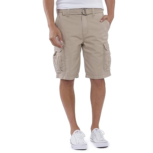 UNIONBAY Men's Survivor Belted Cargo Short-Reg and Big & Tall Sizes