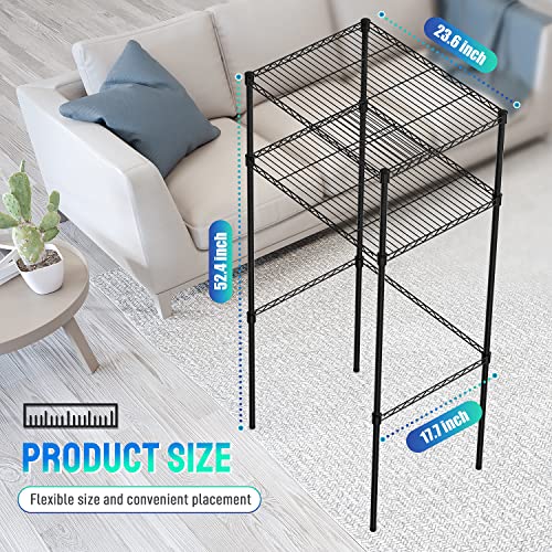 Suprima Adjustable Shelving Mini Shelf Supreme, Metal Organizer with Leveling Feet Adjustable