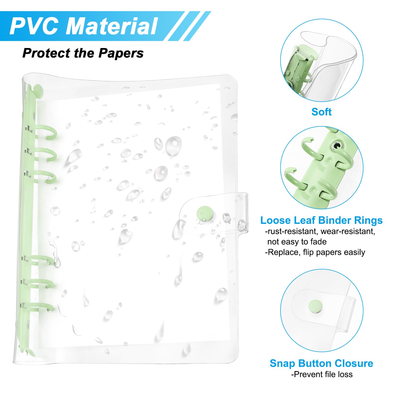 PATIKIL A5 Clear Binder Cover - Image 3