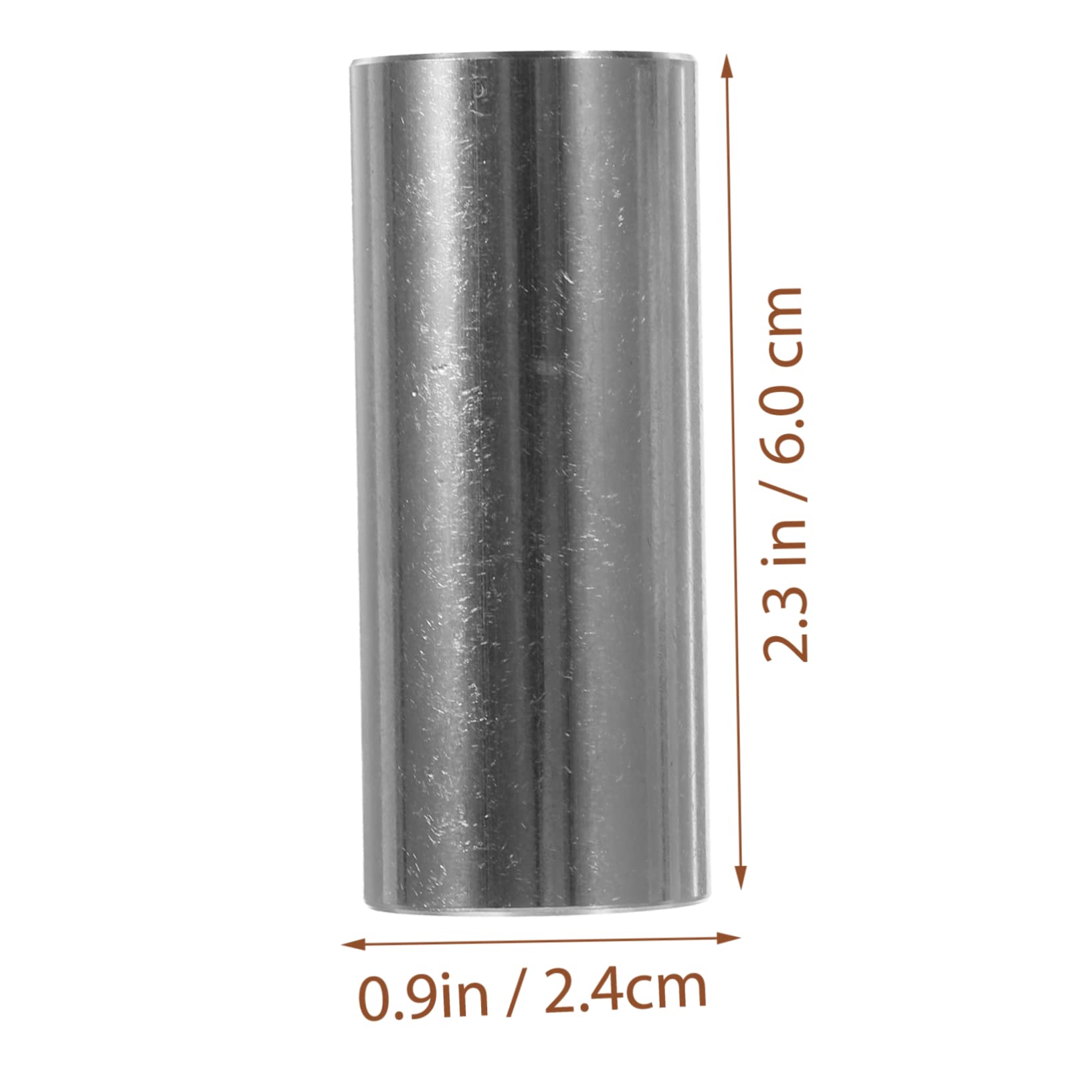 Veemoon 60mm Guitar Finger and Slide Tube Set Metal Guitar Slides for Electric Acoustic Enhance Your Sound Guitar Slide Accessories