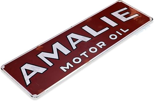 Miniatura 2 de Tinworld Signo de estaño aceite de amalia, retro, gasóleo, metal, decoración, taller, garaje, cueva, A209