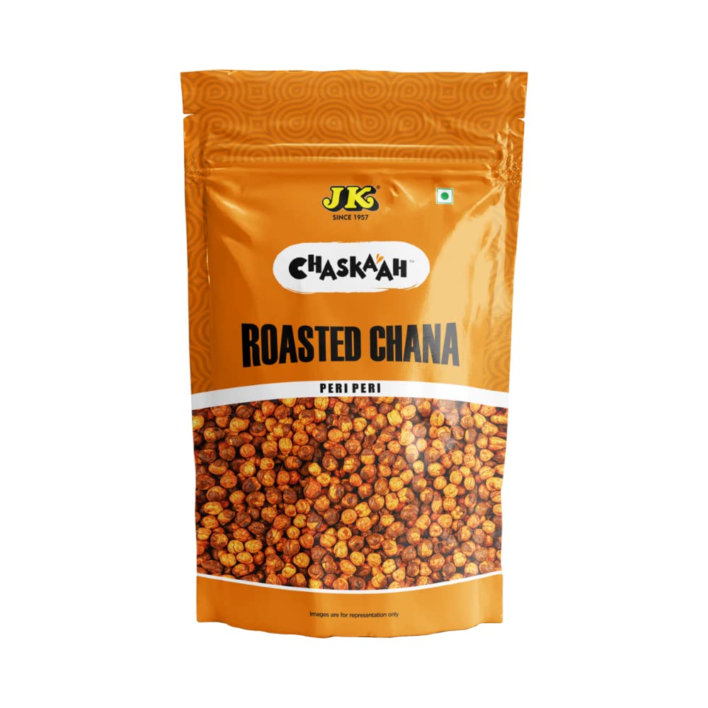 Chaskaah Peri Peri Chana 200g by JK | Bhuna Chana | Roasted Masala