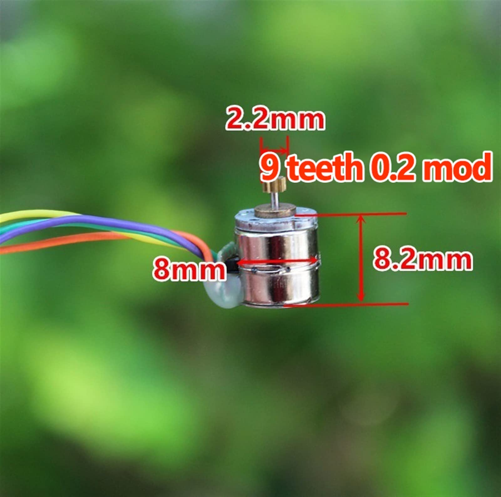Amazon.co.jp: Lcuihua-小型ステッピングモーター 2 個 8 mm マイクロ