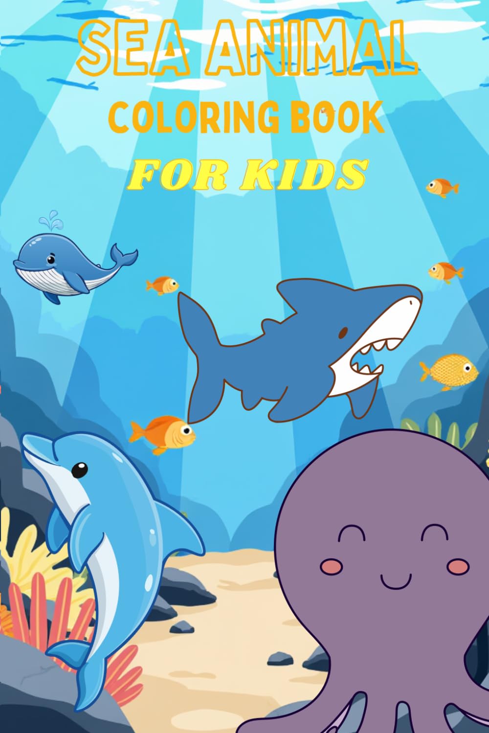 Sea Animal Coloring Book