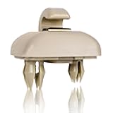 Luminuti Interior Sun Visor Hook Clip, Base Makeup Mirror Fixing Bracket Compatible with Audi 2013-2016 A1 A3 A4 A5 Q3 Q5 (Beige)