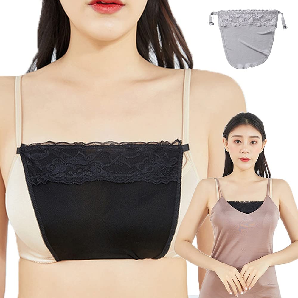 Amazon | [nobistar] ブラカバー 胸元カバー レース チラ見え