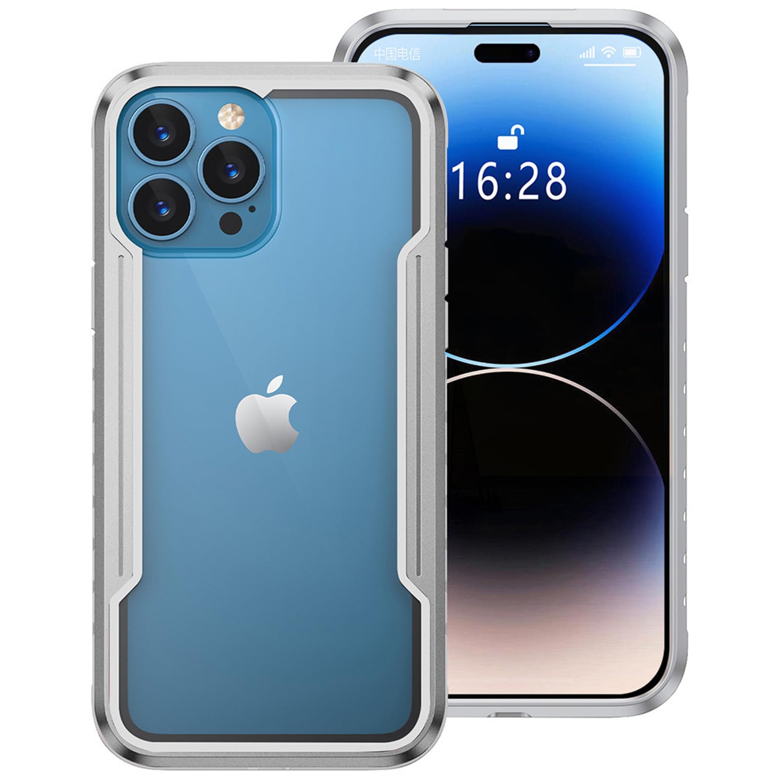 Coque iPhone 15 de qualité militaire anti-chute et dos PC - 8