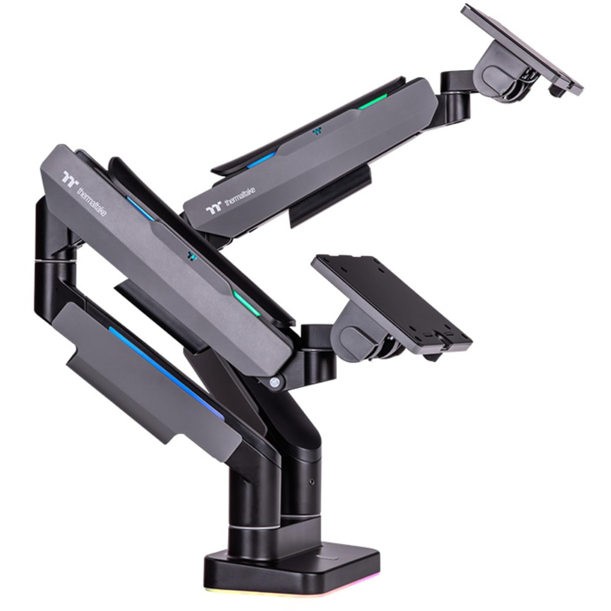 Thermaltake GEA Dual RGB | Gaming Monitor Arm | Zwart