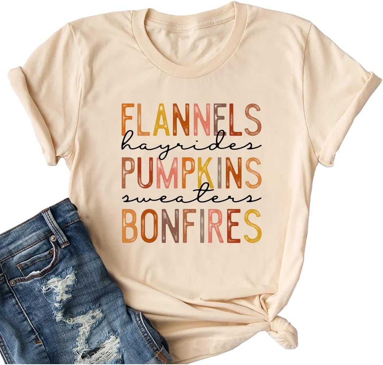 Halloween Shirts for Women Fall Pumpkin Graphic Tees Thanksgiving Short Sleeve Shirt Autumn Holiday Tops