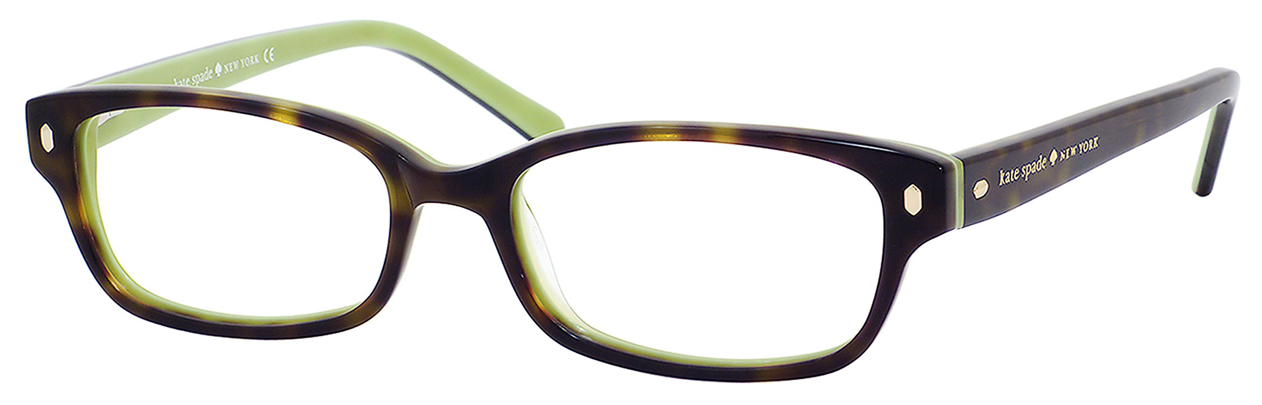 Kate Spade Lucyann Eyeglasses-0DV2 Tortoise Kiwi-51mm