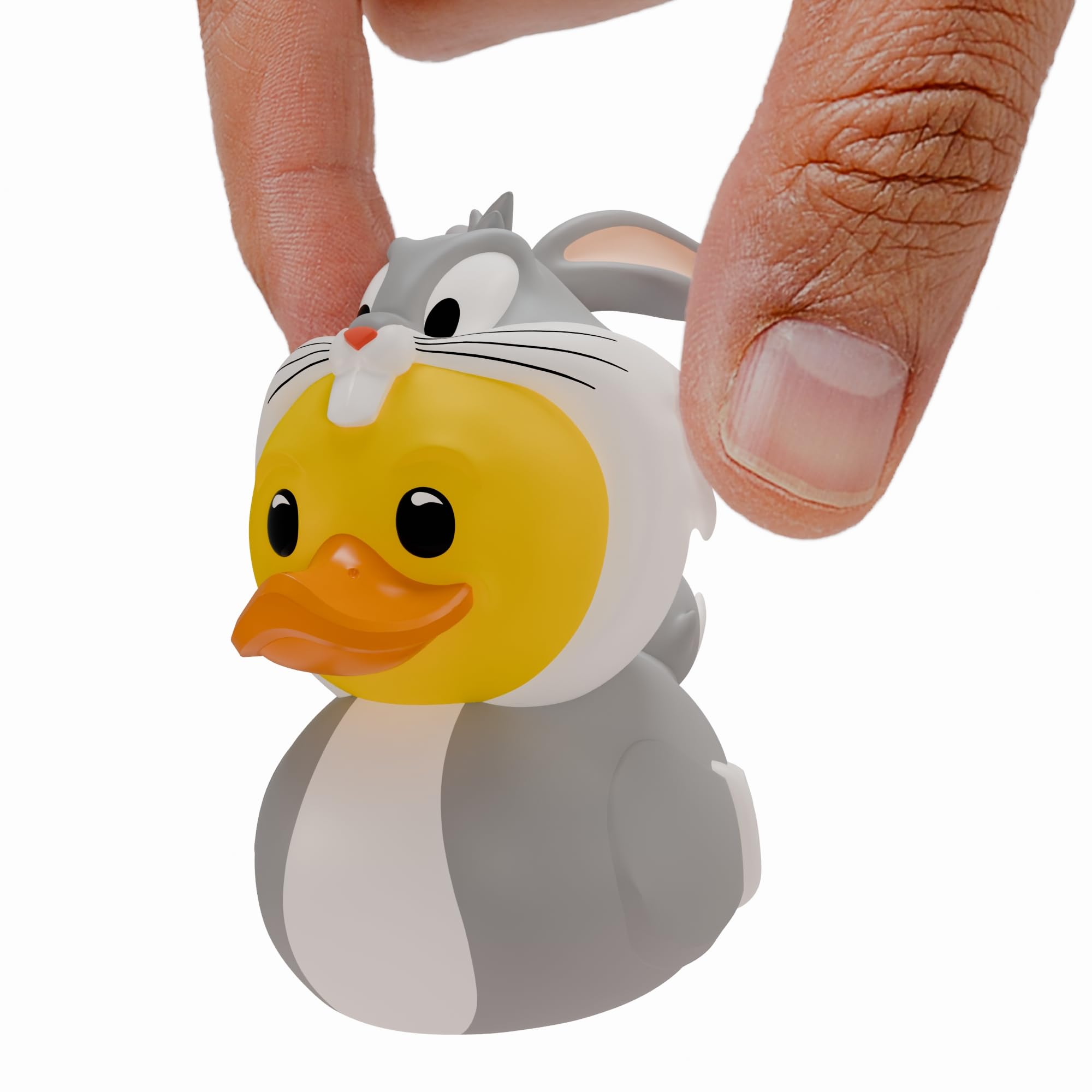 TUBBZ Mini: Looney Tunes - Bugs Bunny Cosplaying Rubber Duck Vinyl figure – Official Collectible for Fans of Looney Tunes