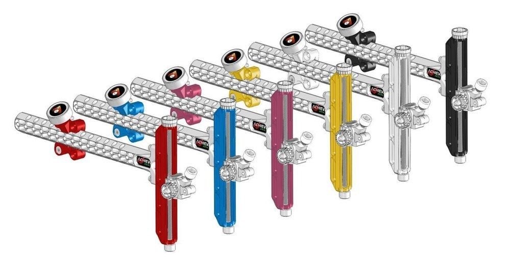 Axcel Achieve Compound X Sight w/ Damper (9" Black/Silver RH)