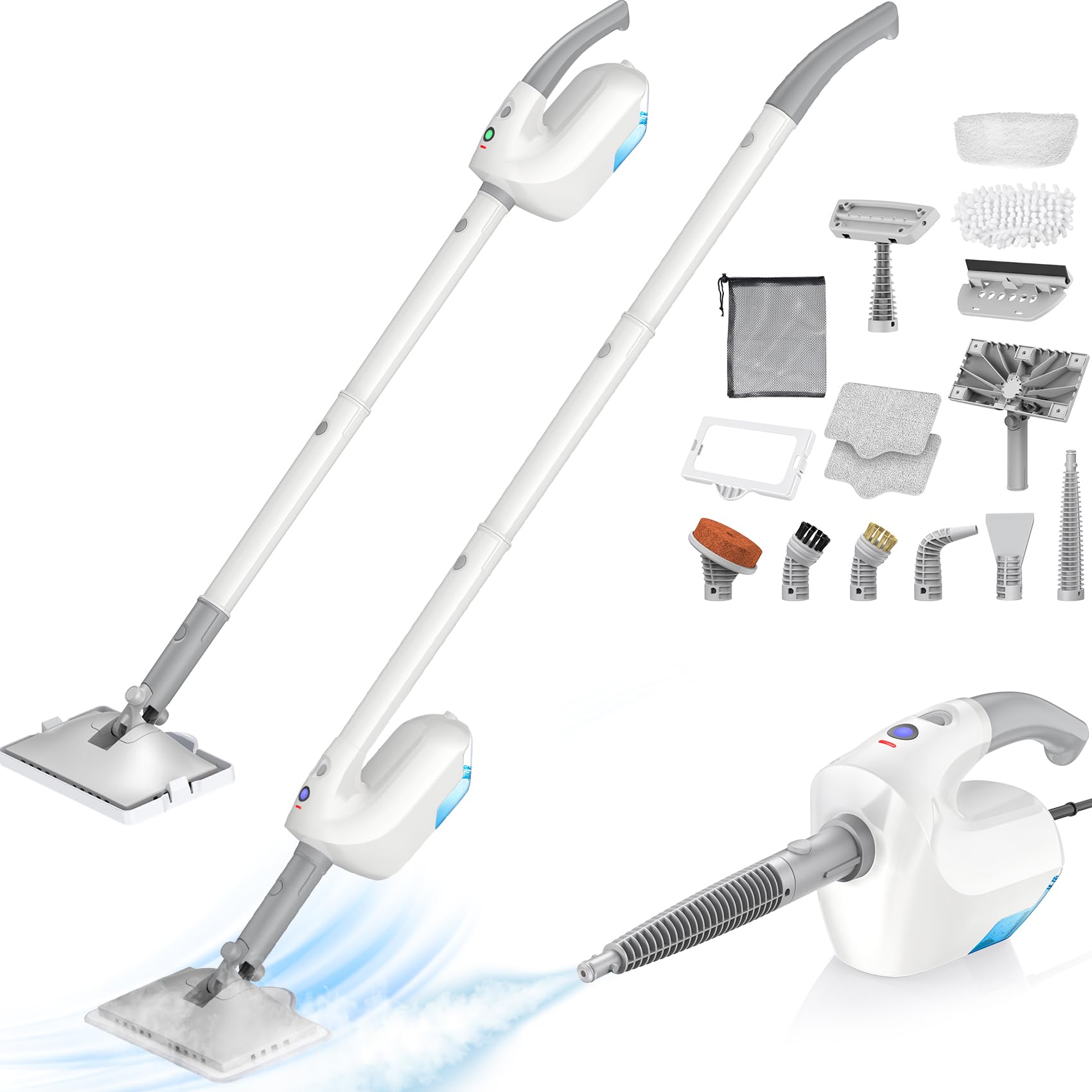 PureSwirlz 10-in-1 Steam Mop