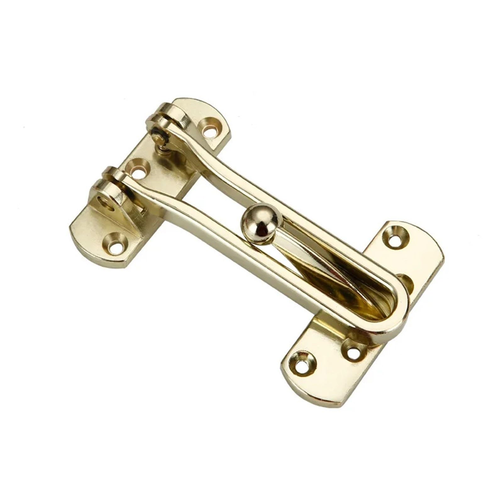 Boucle antivol, chaîne de verrouillage porte, boulon arrière d'hôtel(Red Bronze)