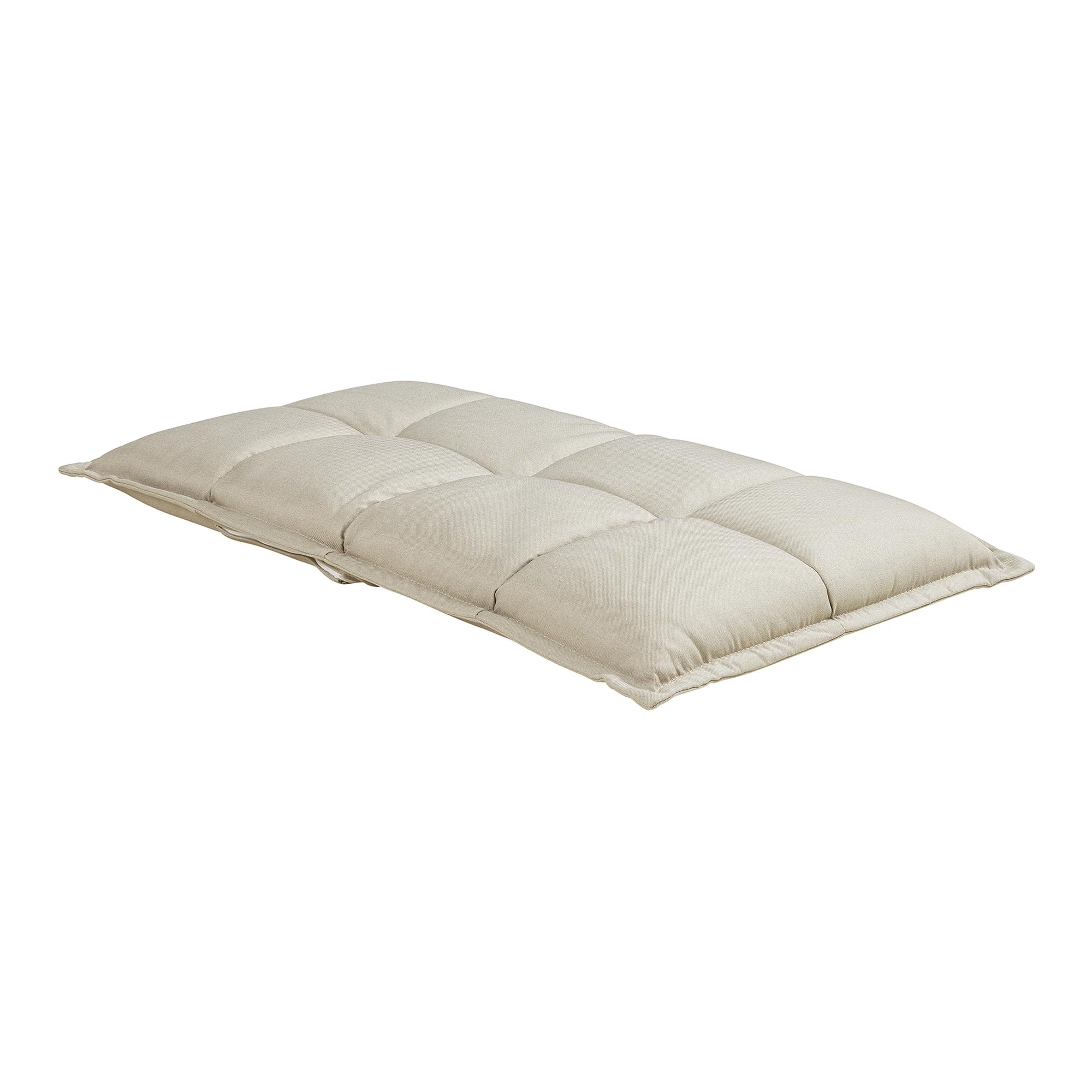 [en.casa] Set di 2 Sedie da Pavimento con Schienale Regolabile in 5 Posizioni Poltroncine Imbottite da Terra Sedie Reclinabili per Soggiorno Relax Meditazione - Beige