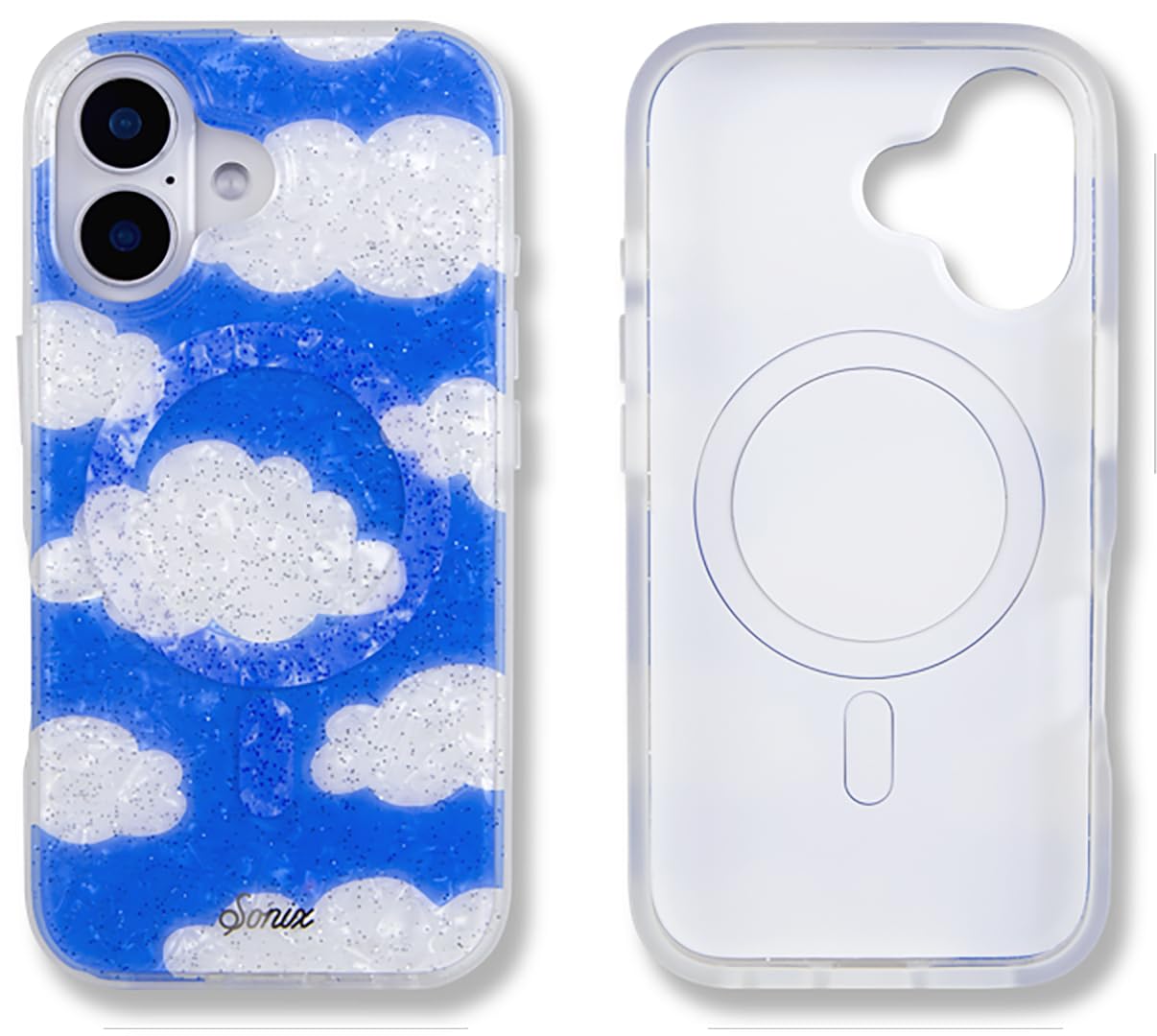 Sonix Case for iPhone 17 | Compatible with MagSafe | 10ft Drop Tested | Glitter Coulds | Day Dream