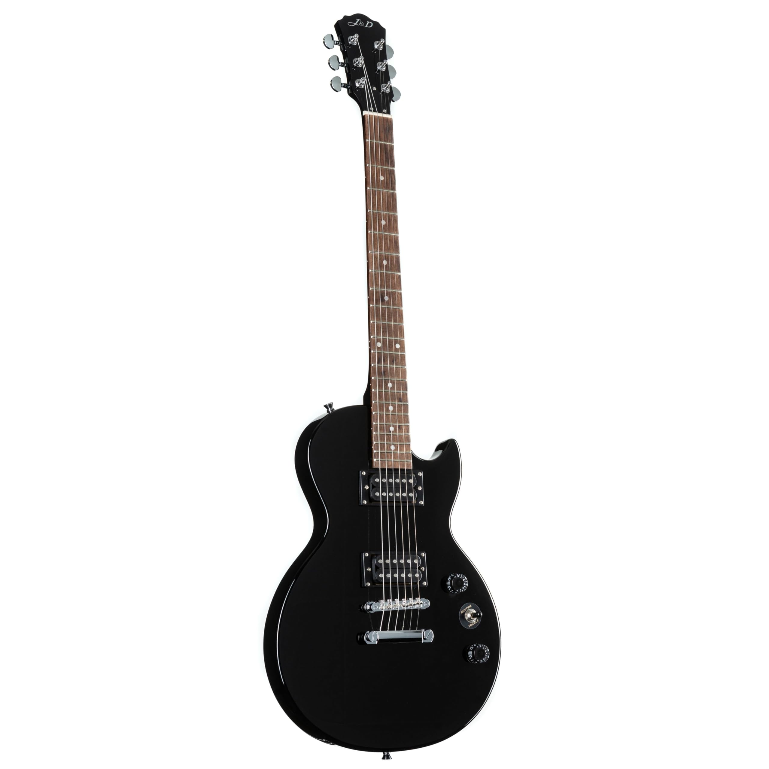 J & D L80 II Black - Single Cut E-Gitarre