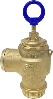 Brass Pressure Relief Valve, 230 CFM, 1-1/2
