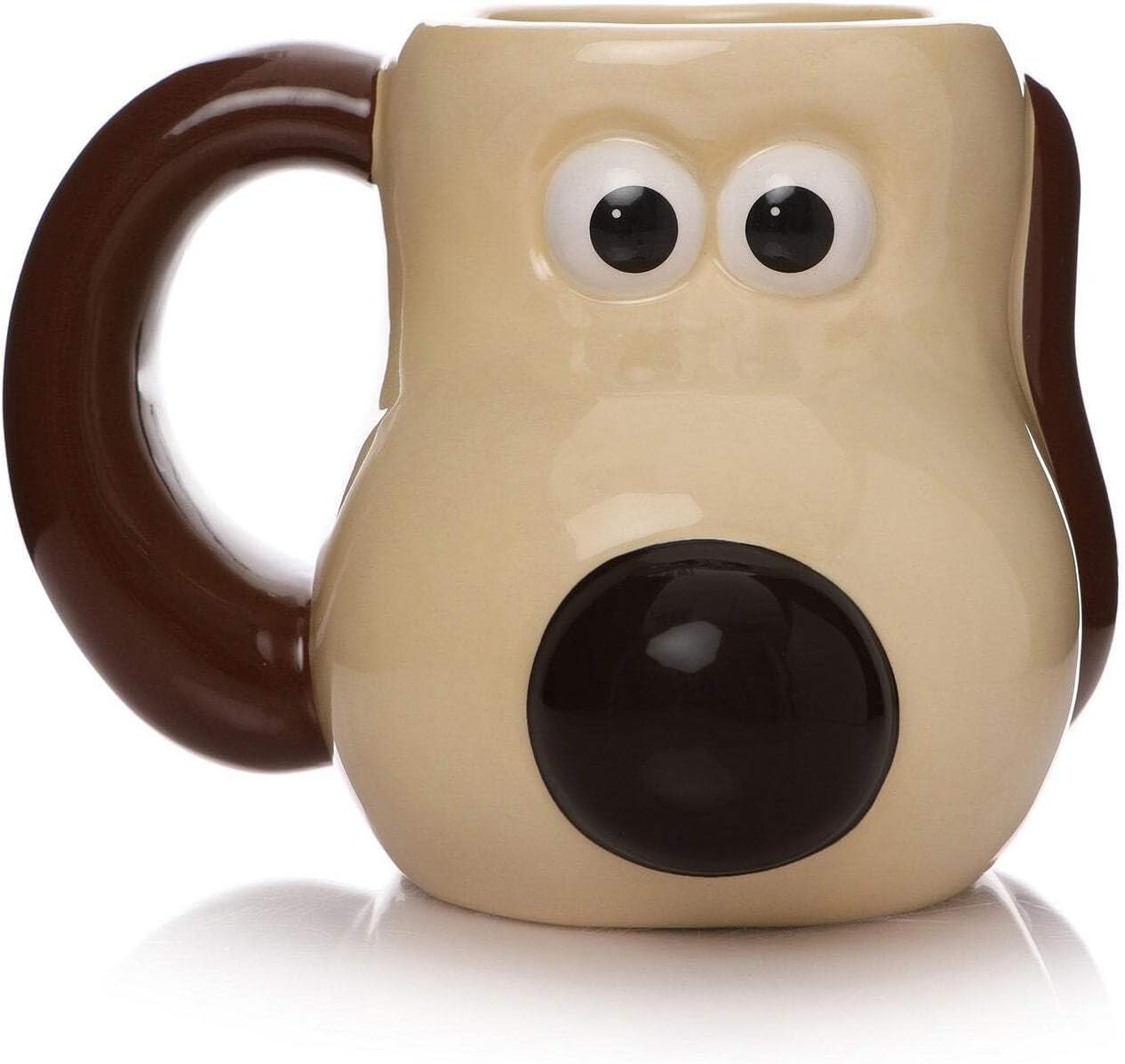 Aardman - Shaped Mugs - Aardman Wallace and Gromit Shaped Mug - Gromit