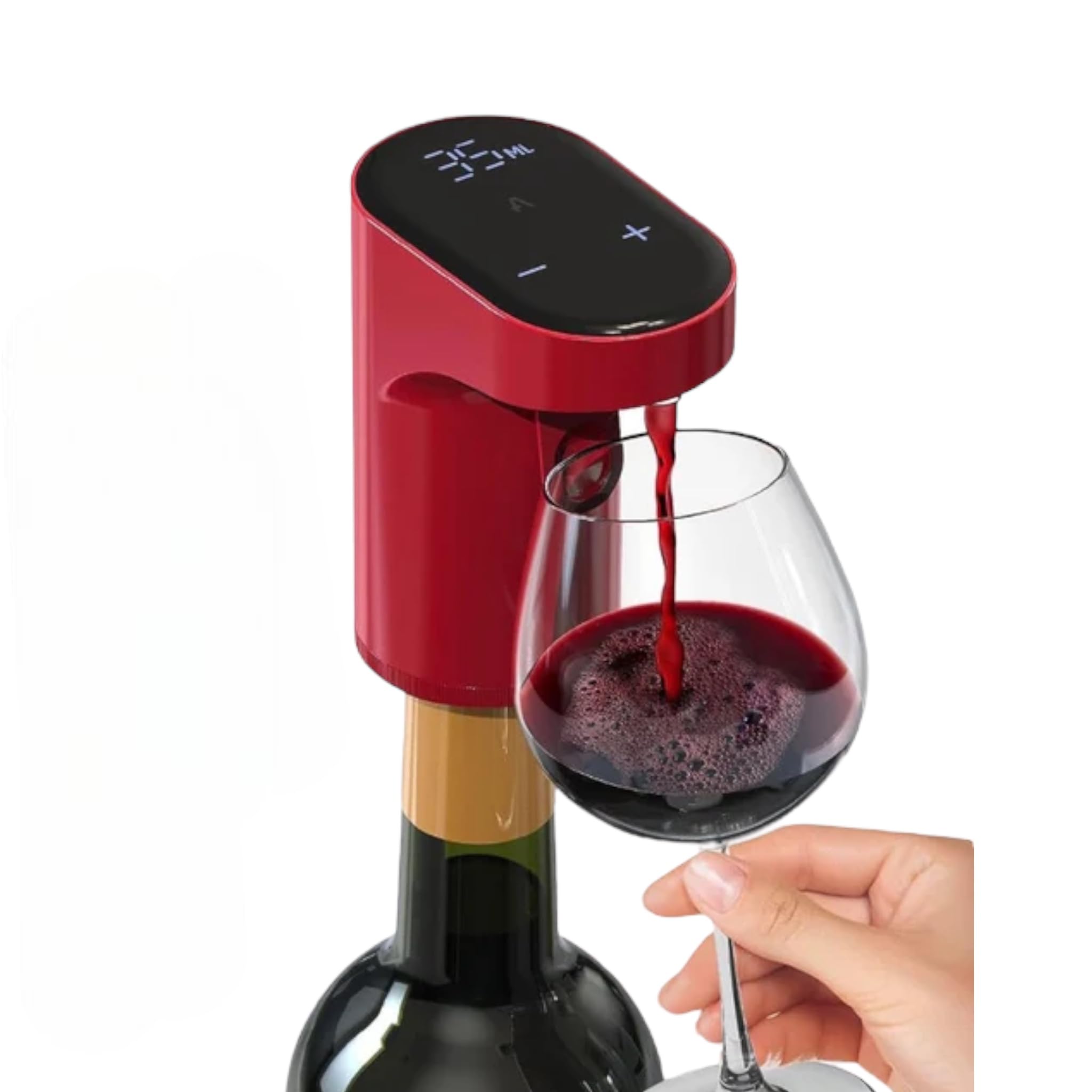 Distributeur de Boissons électrique numérique avec Mode quantité/Idéal pour Le vin, Les liqueurs et Les liqueurs, etc./Batterie Rechargeable/avec Fonction de Ventilation/Carafe Intelligente