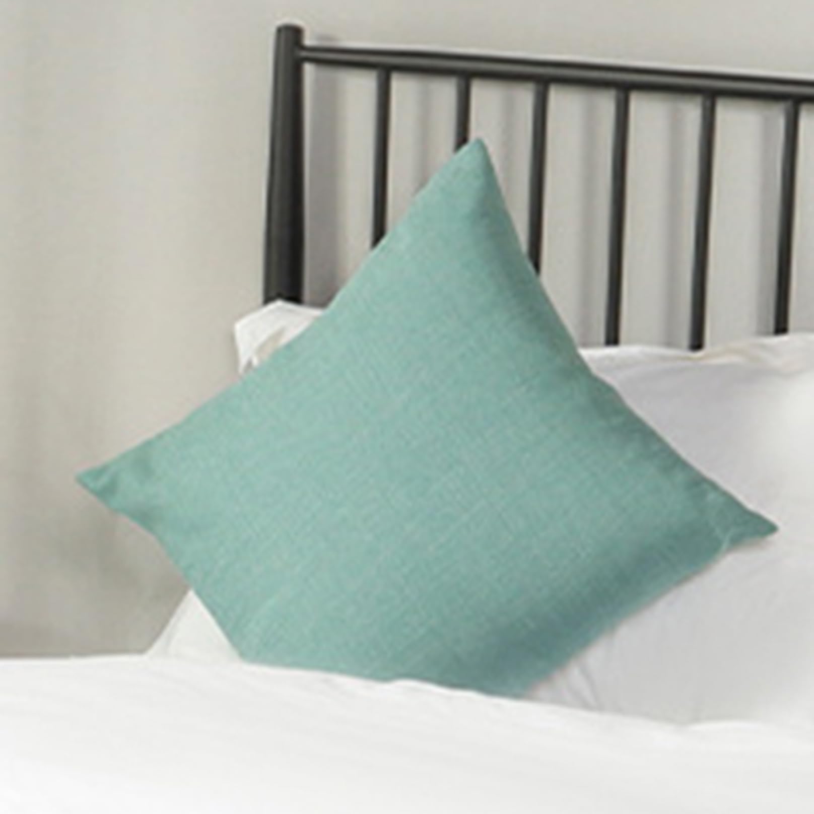 LEEMQCYA Green Linen Cushion Covers Soft Decorative Square Throw Pillow Cover Luxury Pillowcases for Livingroom Sofa Bedroom with Invisible Zipper 48cm x 48cm,18x18 Inches