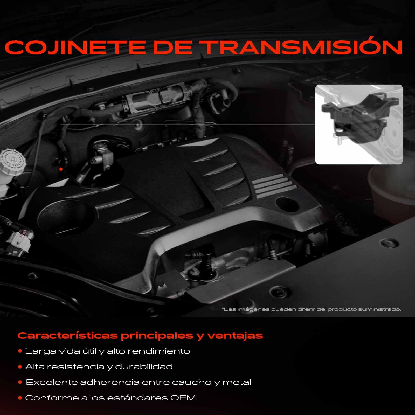 Frankberg 3 soportes de motor + 1 soporte de caja de cambios 50805S9A013 | Compatible con: RSX cupé DC ,Civic VII Saloon ES ET ,Civic VII Hatchback EP EU EV