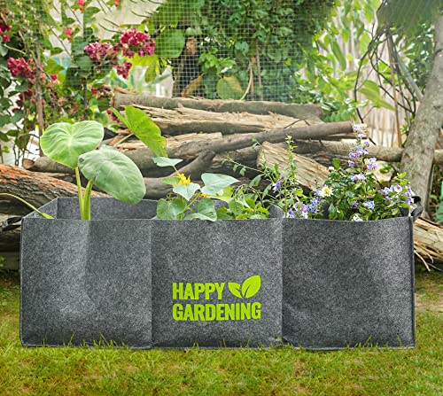 Linksandt Fabric Grow Bags, 2-Pack Raised Garden Bed With Handle For Vegetable Herbs thumb #5