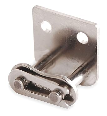 Tsubaki - 50ASSA2CL - TSUBAKI Attachment Link: For Stainless Steel Roller Chains, SA-2, 50, Single Strand, Plain, 5 PK