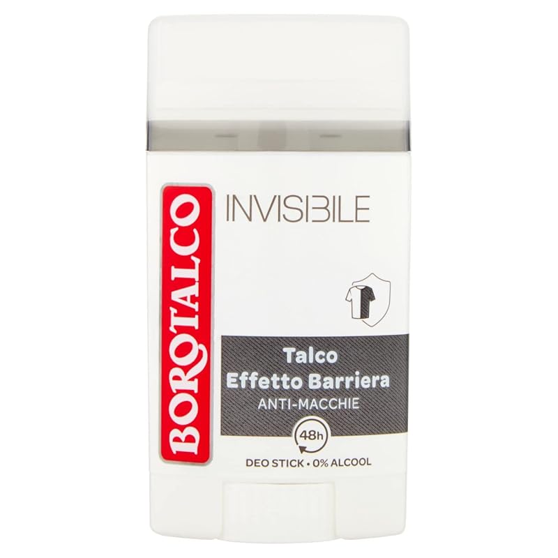 Borotalco Desodorante em bastão Invisible Grigio 40 mL