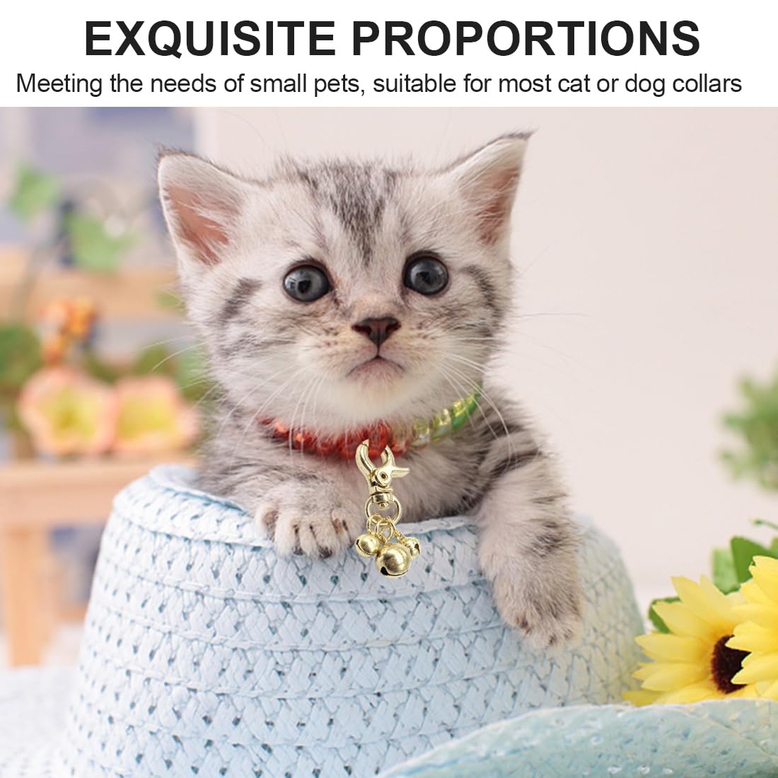 6 Hundeglocken In Farben - Mit Schlüsselring Für Halsbänder