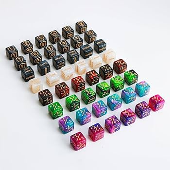 Amazon.co.jp: カラーMTGカウンターダイスセット キーワード