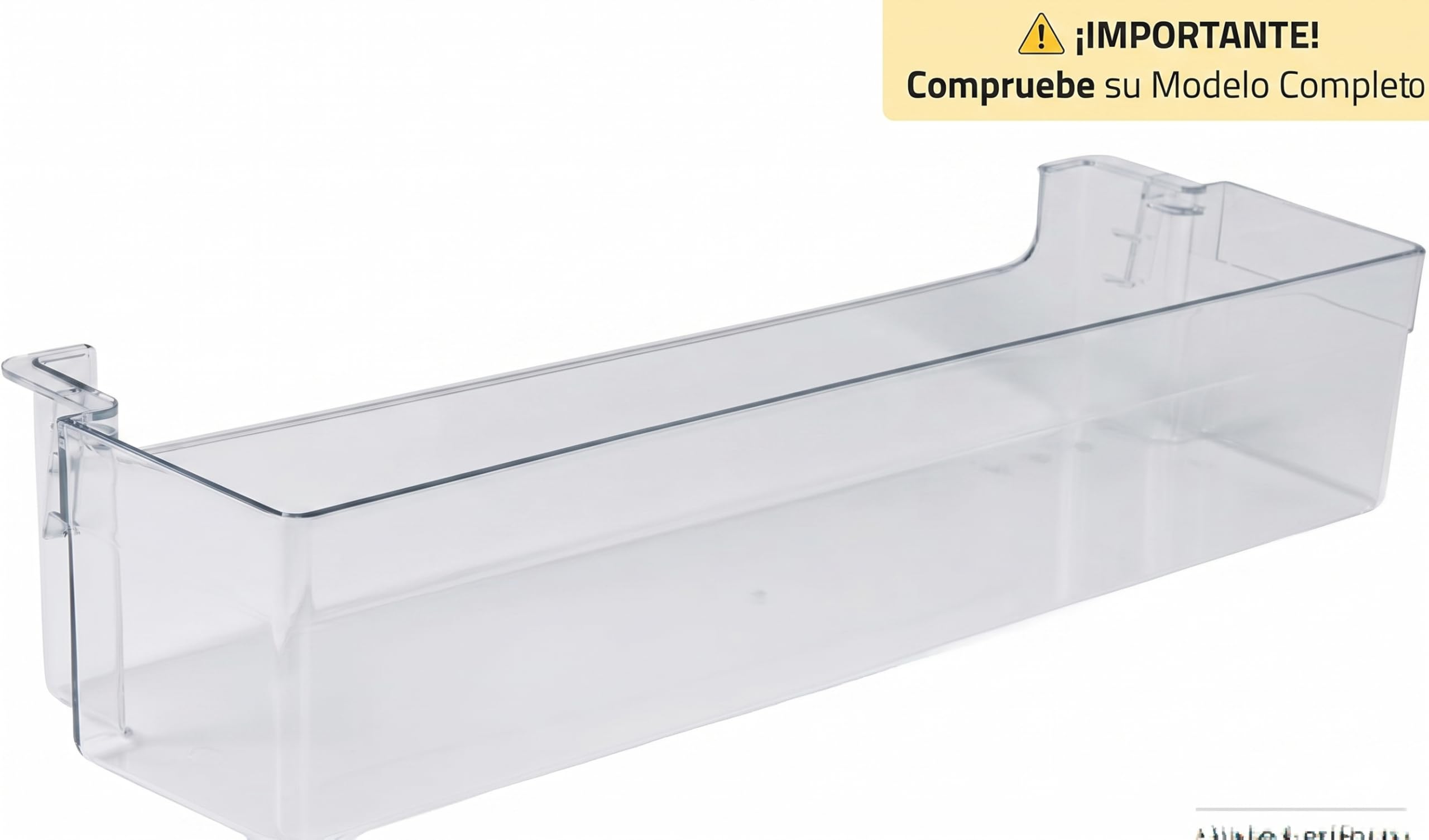 Recamania - Estante Botellero Original para Frigorífico Gorenje 407845 – Bandeja de Puerta 460 x 95 x 118 mm – Compatible con Hisense, Asko, Panasonic, Pelgrim y más