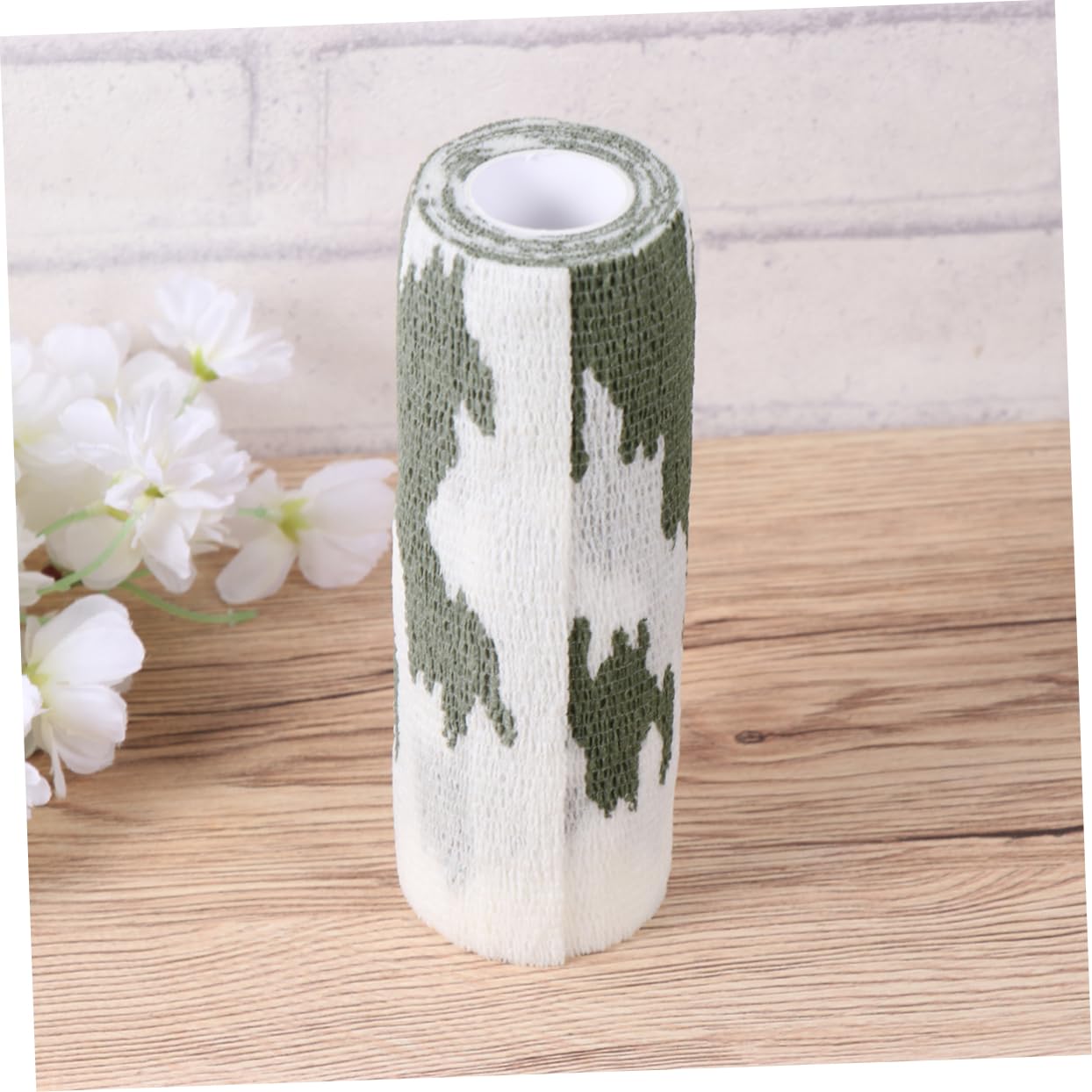 Parliky 1 Roll Compression Self Adhesive Elastic Camo Tape Cotton Elastic First Aid