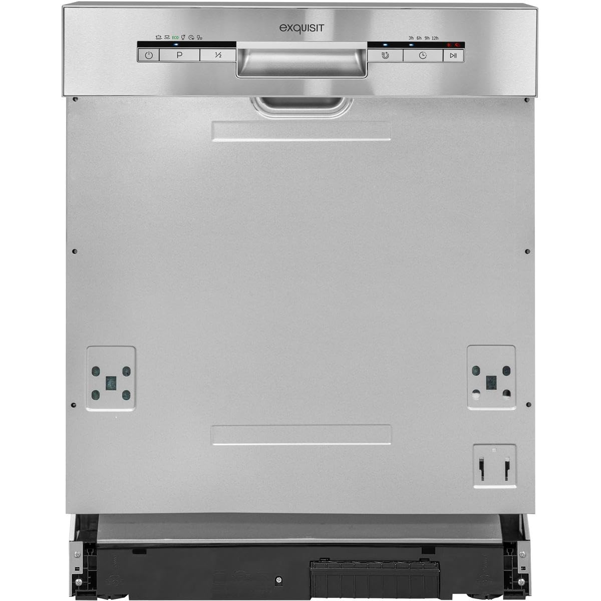 Exquisit EGSP1012-EB-030E Inox Geschirrspüler 60 cm - Spülmaschine