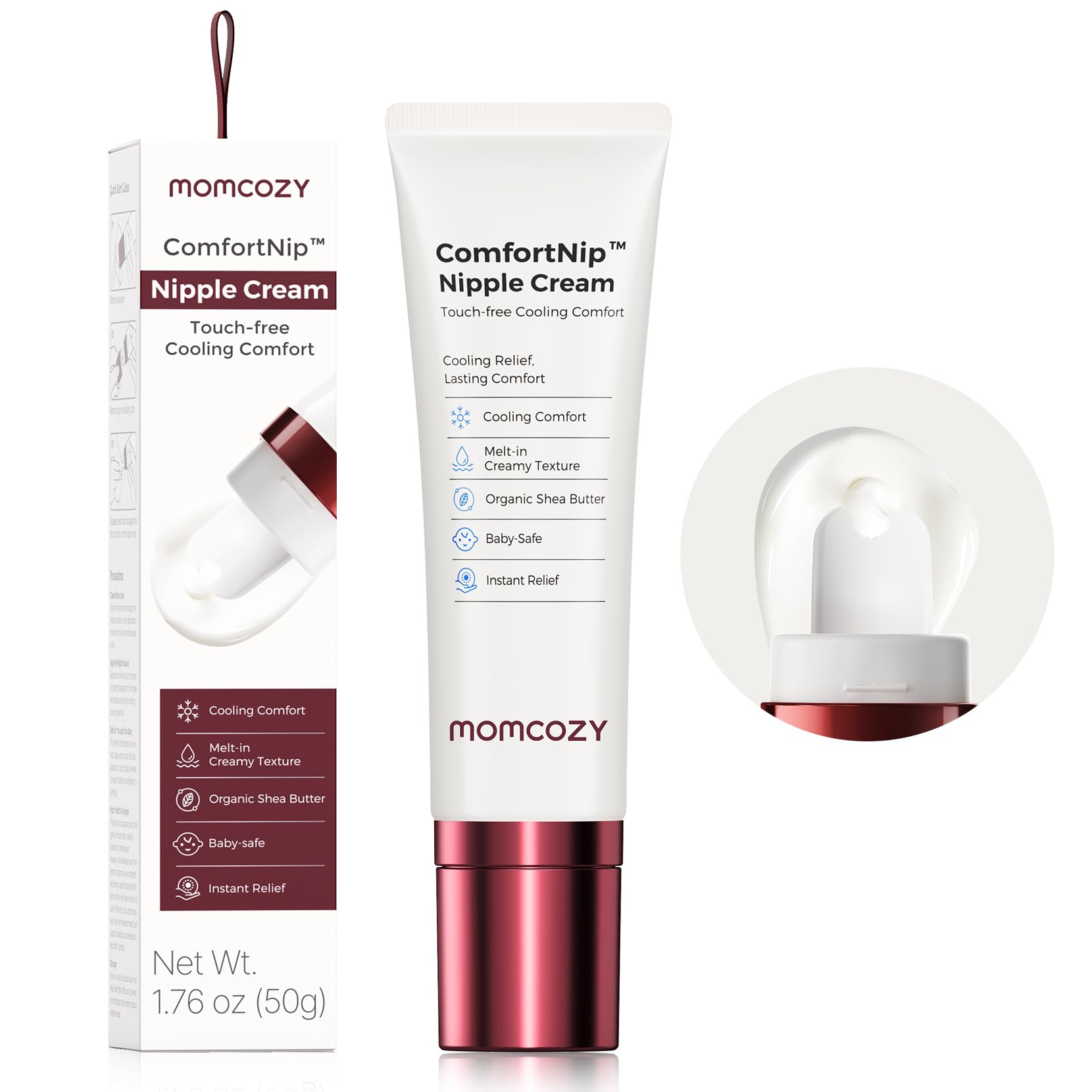 Amazon.com : Momcozy Cooling Nipple Cream Safe for Nursing,Fast