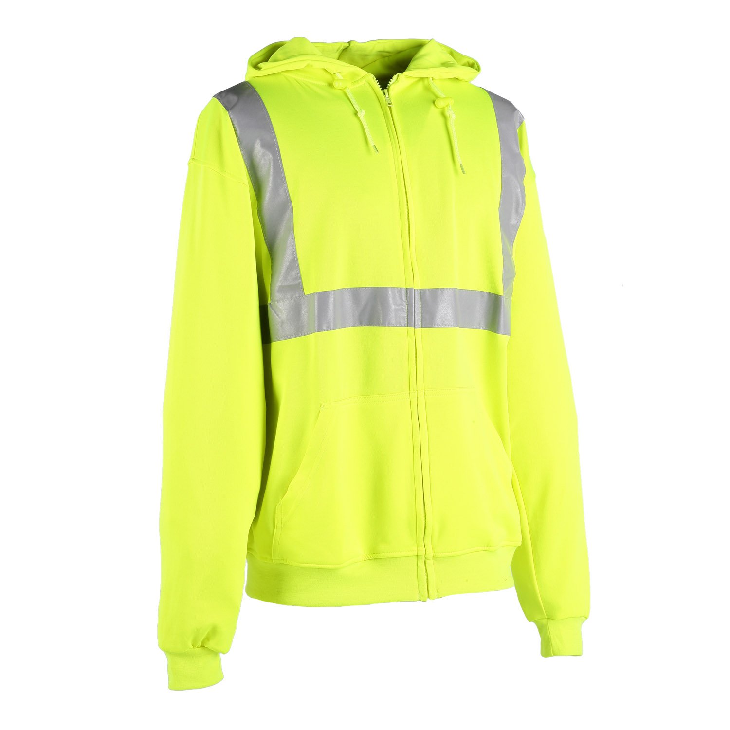 OccuNomix LUX-SWTLH-Y2X Classic Lightweight Crewneck Sweatshirt, Class 2, ANSI, Yellow (High Visibility), 2X-Large