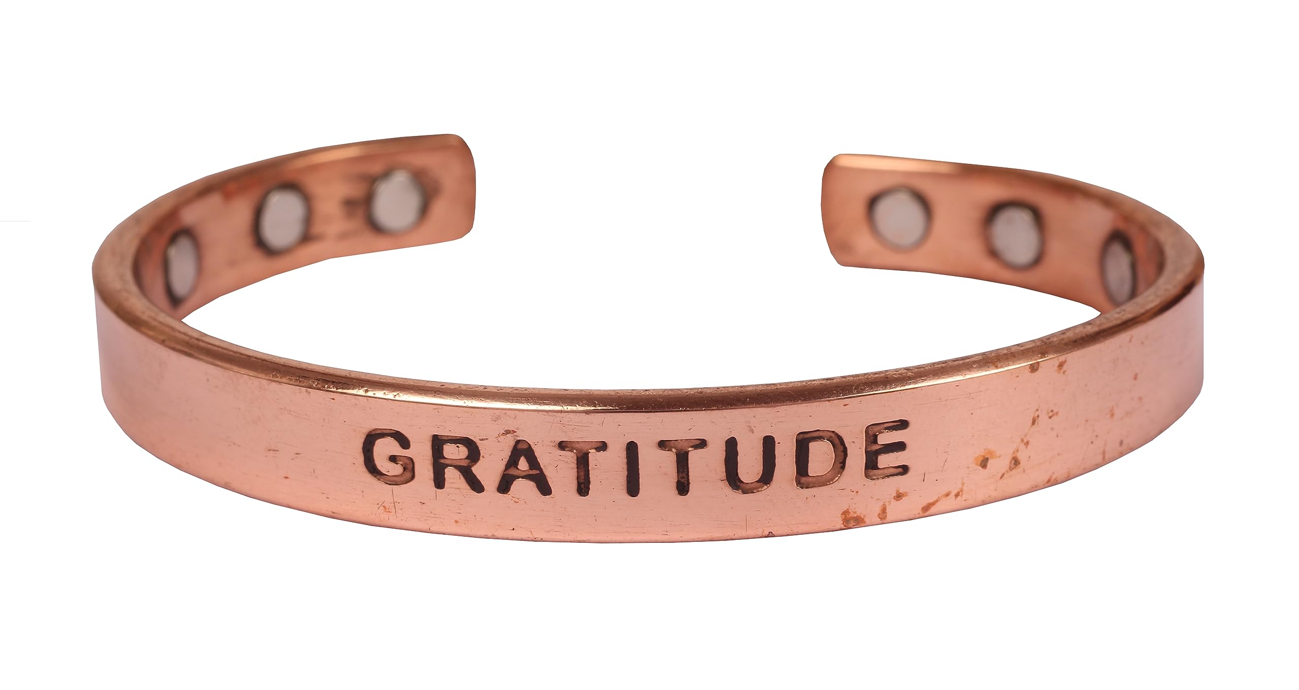 Touchstone Inspirational Copper Engraved Magnetic Bracelets for Women-Personalized Jewelry Gifts for Best Friend/Mom/Daughter/Sister - Adjustable Bracelet in a Pretty Gift Box Gratitude (B0CFV8RFBN) Amazon Price History, Amazon Price Tracker