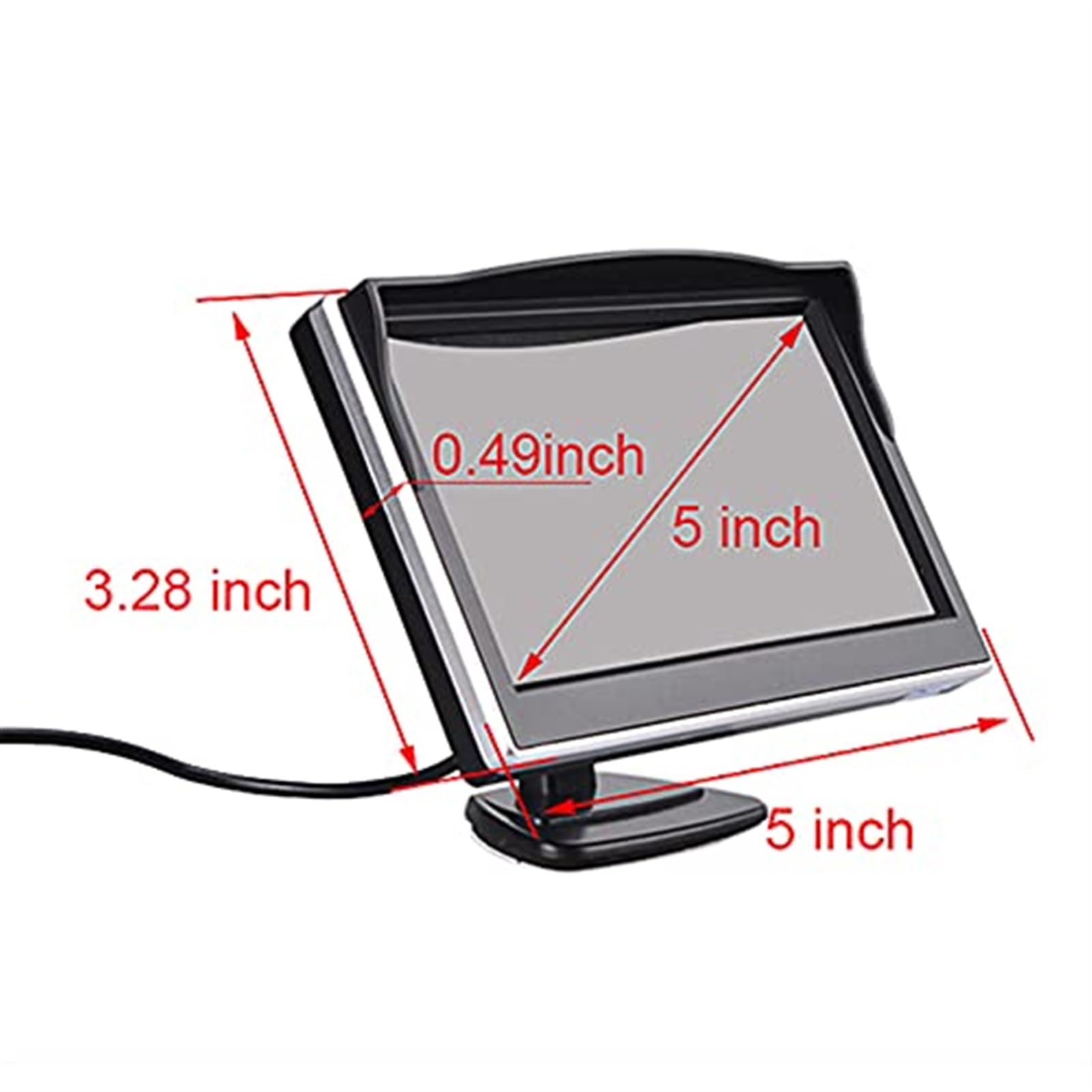 Kamera HD 720P 3. światło hamowania Wymiana świateł stopu +5.0 Monitor Transporter, dla Forda, Transit Custom V362 2012-2018 tylnego światła Kamera tylnego światła stopu samochodu