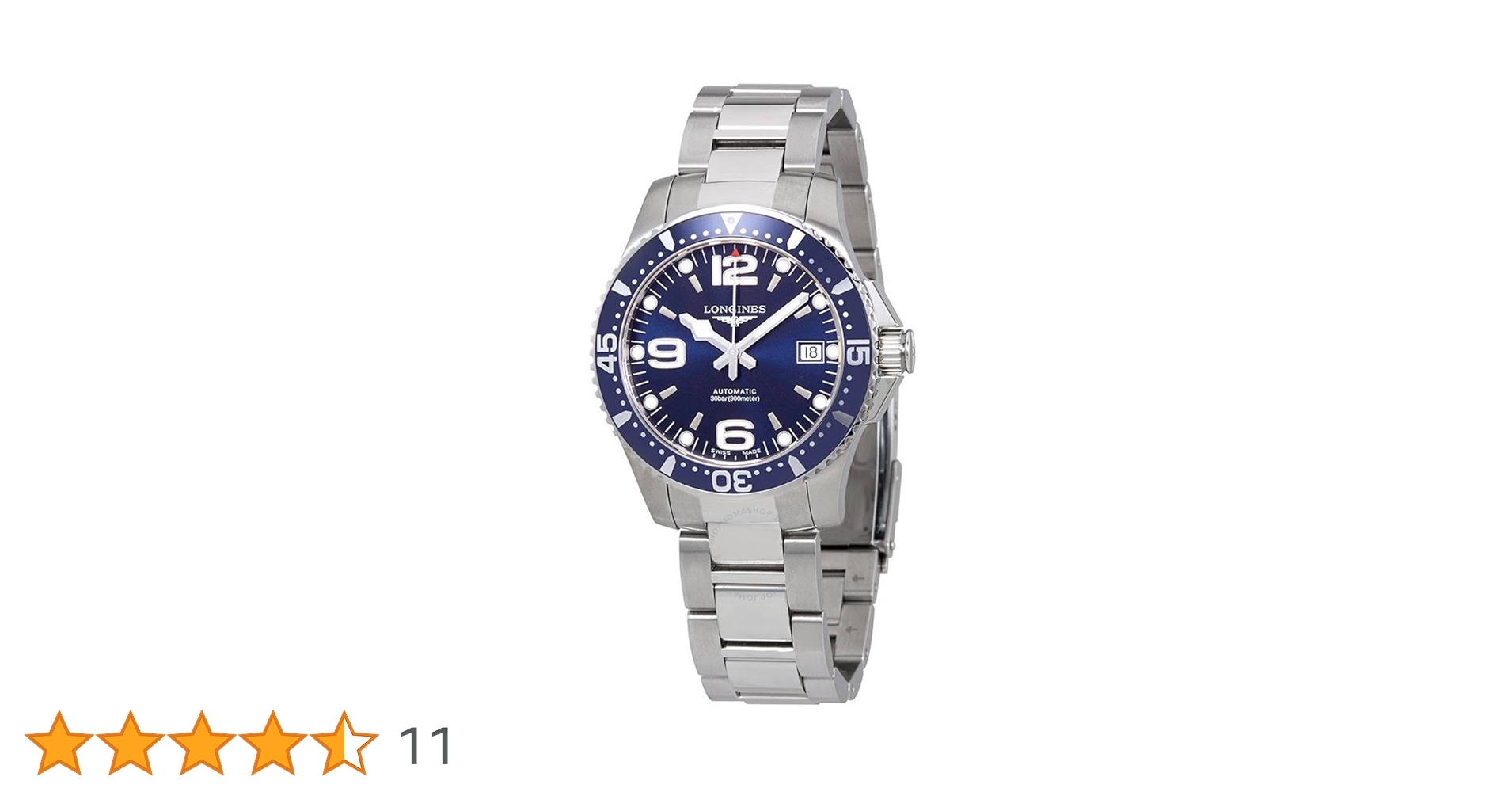 Amazon.co.jp: Longines HydroConquest 自動巻きメンズ腕時計