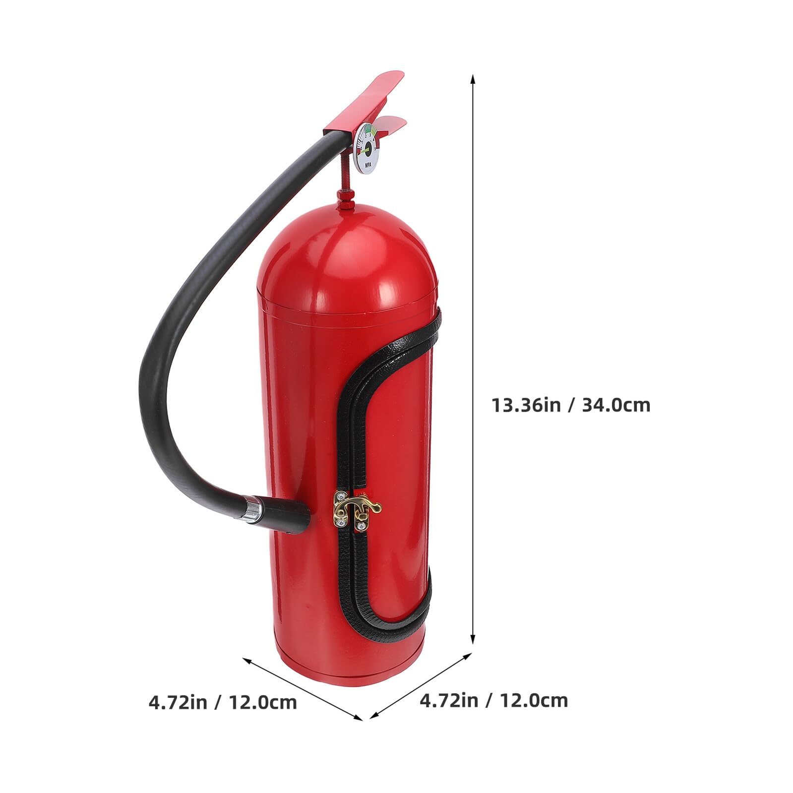 Hohopeti Estintore Per Vino Portabottiglie Da Banco Contenitore In Metallo Per Vino Contenitore Per Estintore Portatile Indipendente Cassa